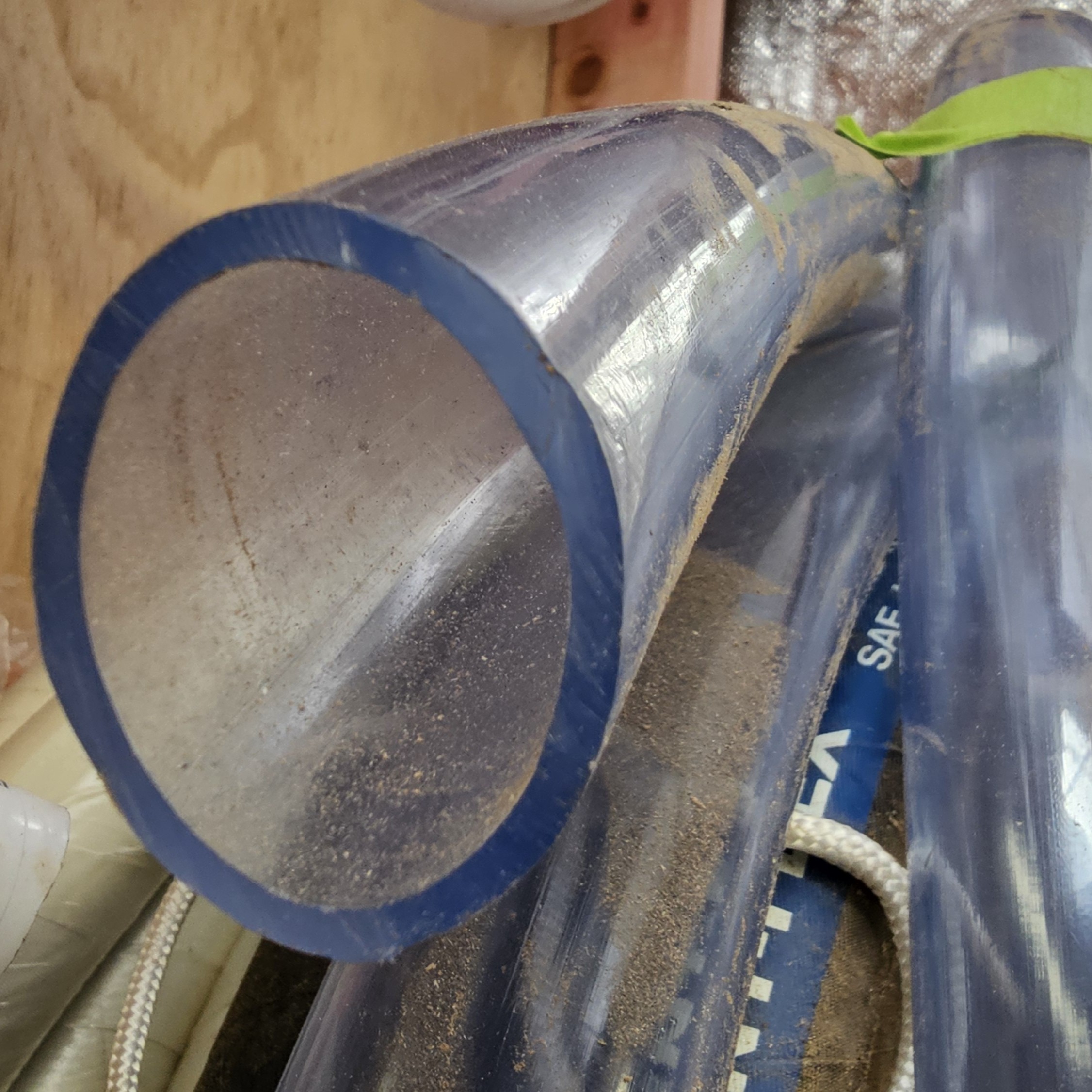 Bilge, fuel & water hoses with stainless & heavy-duty clamps for tough marine use.