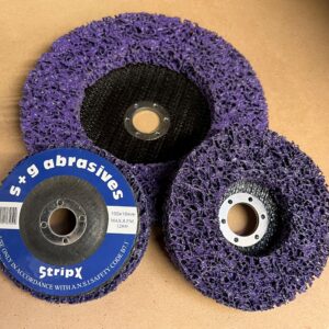 Clean and strip X discs